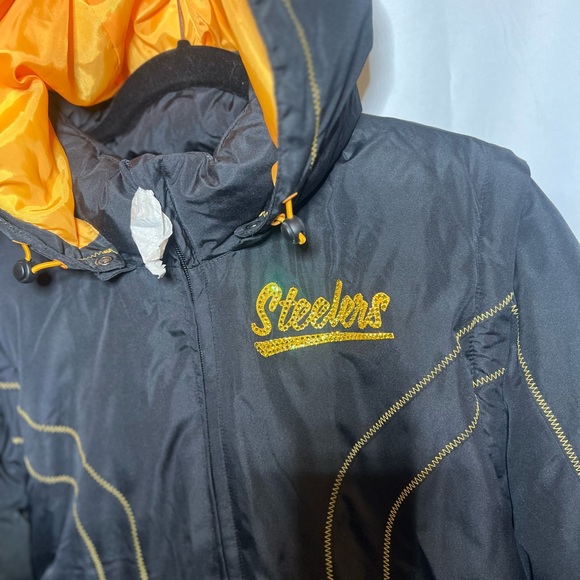 NWT Reebok Pittsburgh Steelers Rhinestone Jacket XL - Picture 6 of 10